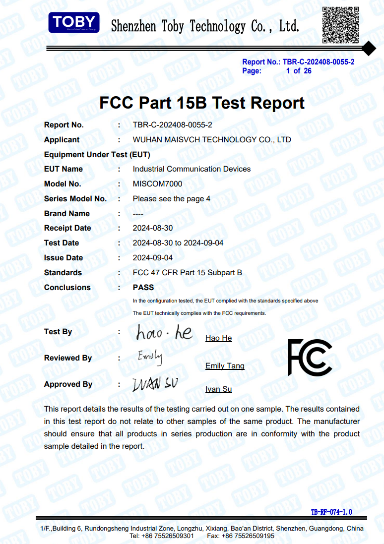 maisvch fcc certificate