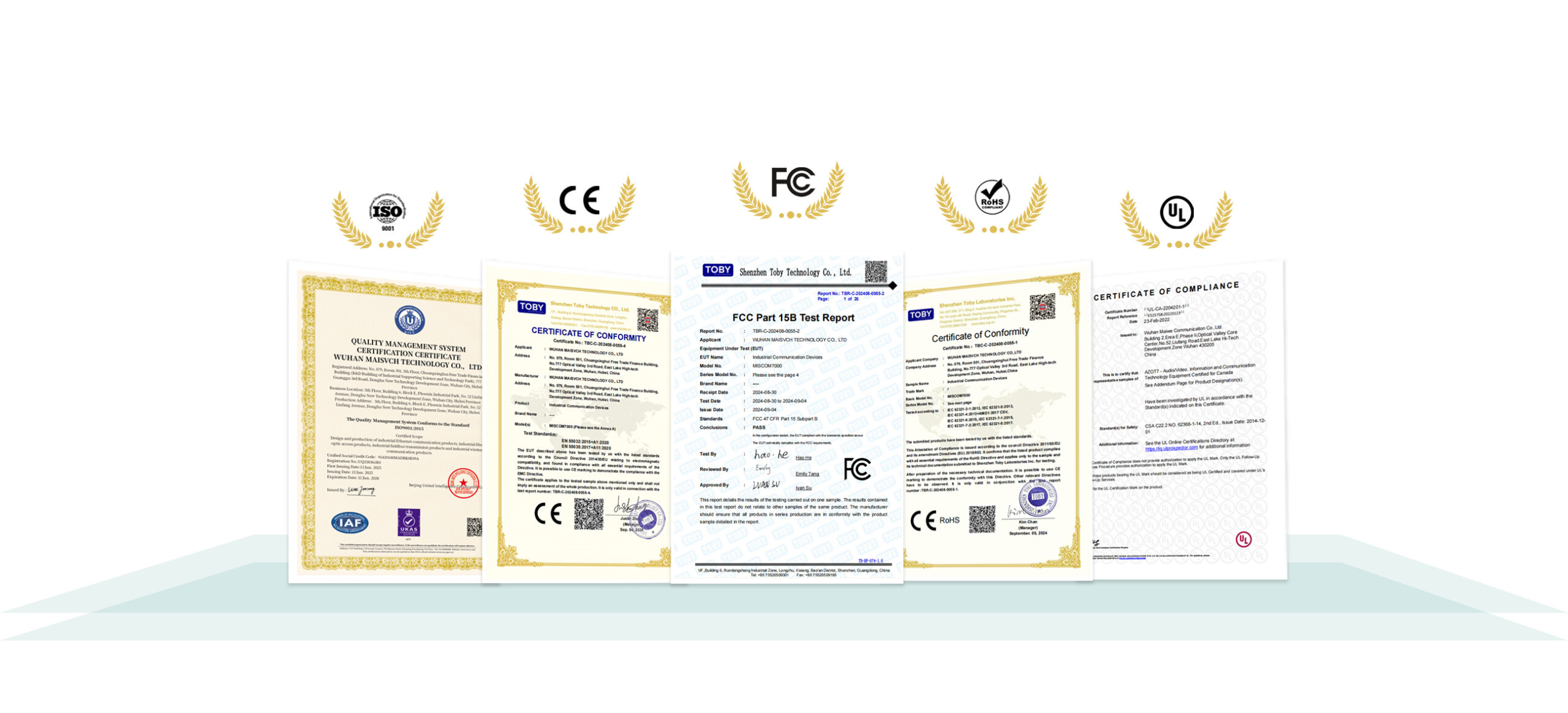 Certificates