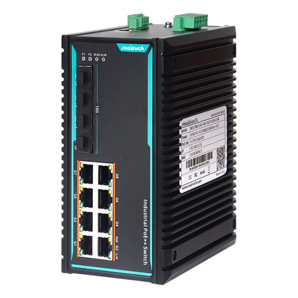 90W Industrial PoE Switch